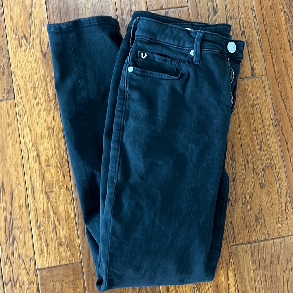 True Religion Halle Mid Rise Super Skinny Jeans